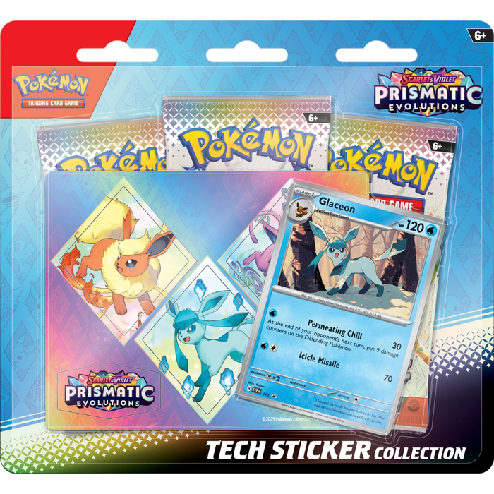 Prismatic Evolutions Tech Sticker Collection