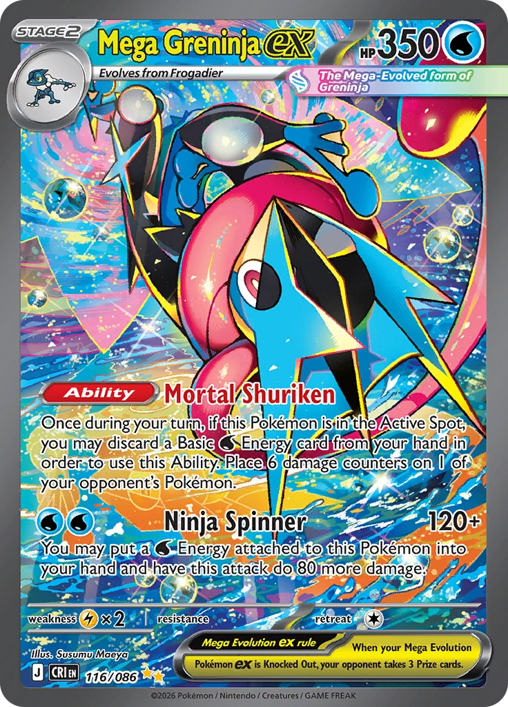 Mega Greninja ex · 116/086