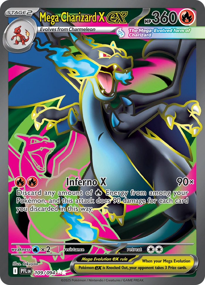 Mega Charizard X ex · 109/094