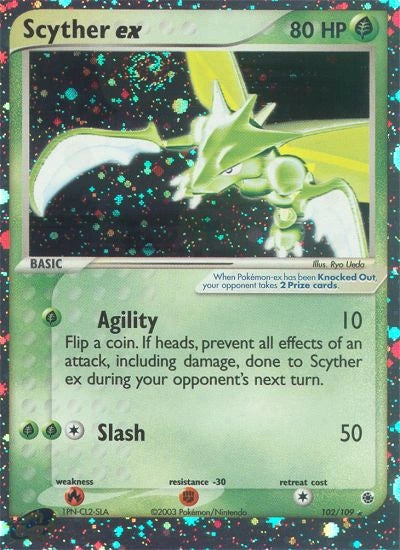 Scyther ex · 102/109