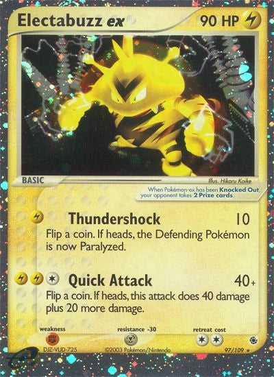 Electabuzz ex · 97/109